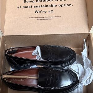 Womens Reformation black Agathea Chunky Loafer size 7.5